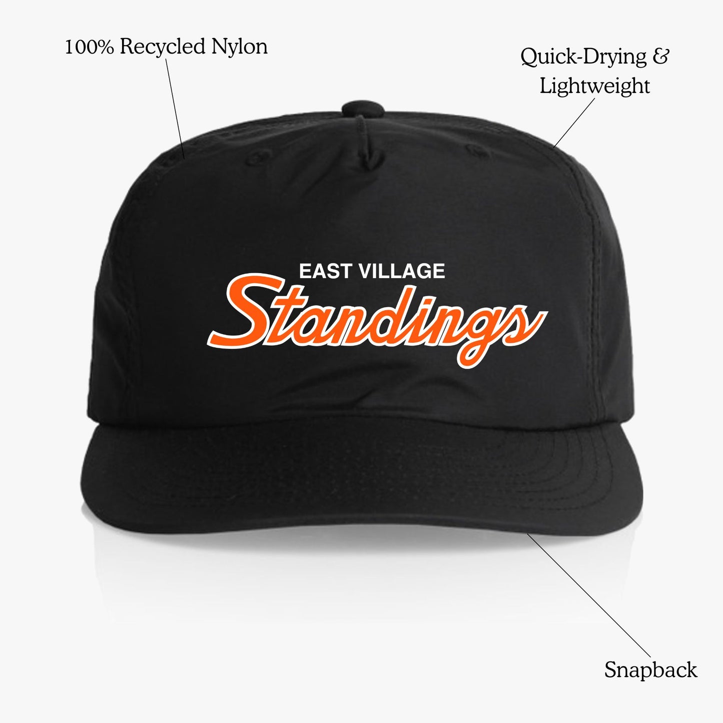 Standings Script Surf Cap